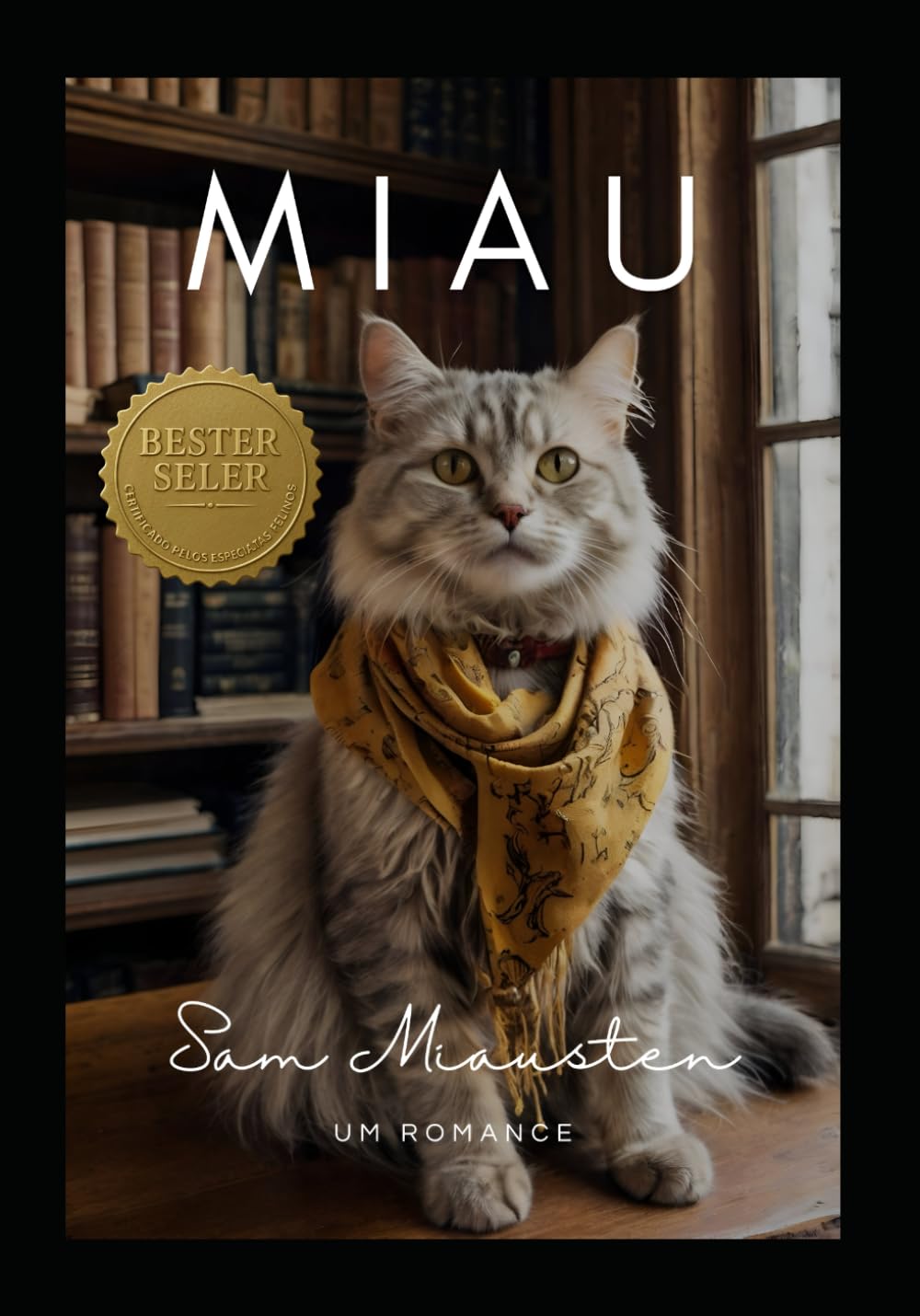 ler totalmente Miau: Um Romance - Miau Sam Miausten - 318 páginas de "MIAU" inteiramente preenchidas com a palavra "miau" - escrito por um gato, para gatos e... the Absurd - Humorous) (Portuguese Edition)