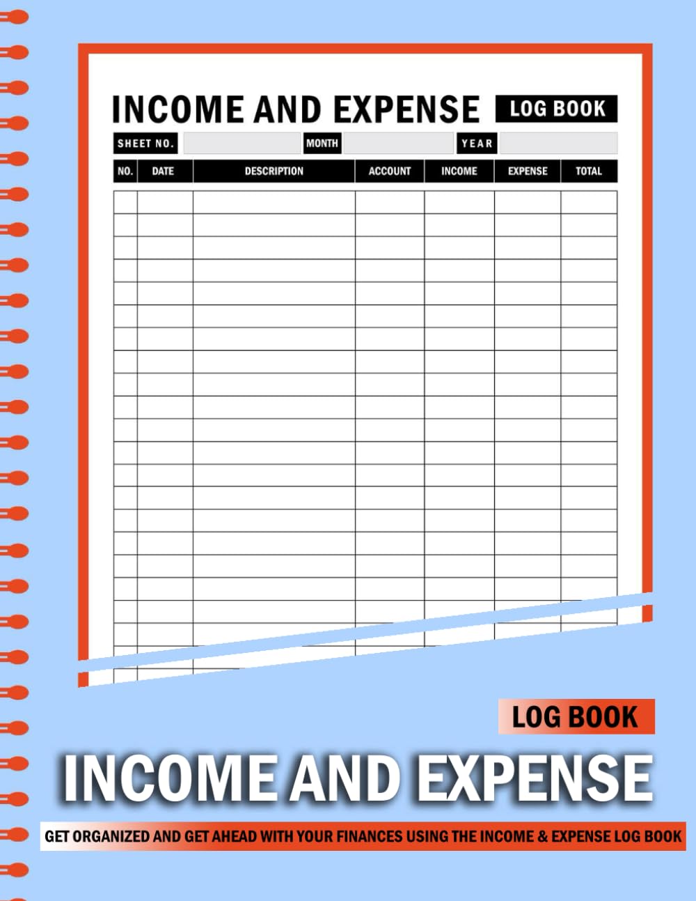 ler totalmente income and expense log book small business: Accounts Bookkeeping Log for Small Business | Daily Income and Expense Tracker | Personal Finance Money Management Planner, 8.5" x 11", 110 Pages