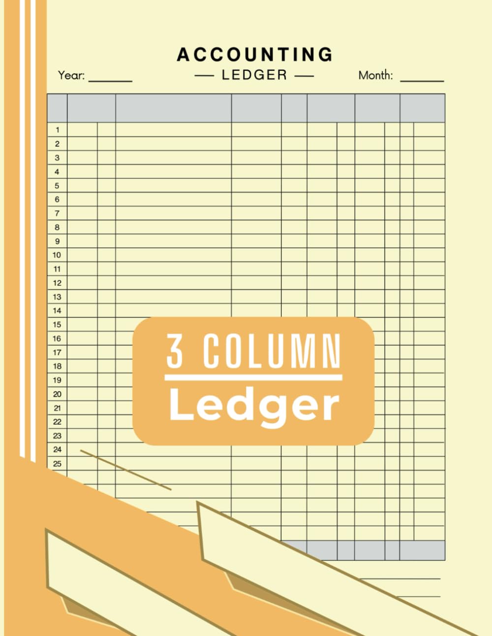 3 Column Ledger Book: Simple Accounting Ledger for Bookkeeping, Small Business and Personal Finance baixar o livro de graça