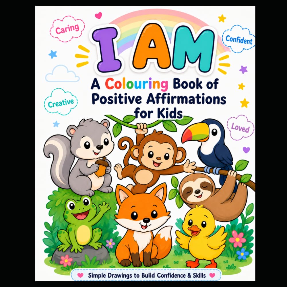 "I AM" Colouring Book: Growing Confidence and Kindness Through Art baixar o livro de graça