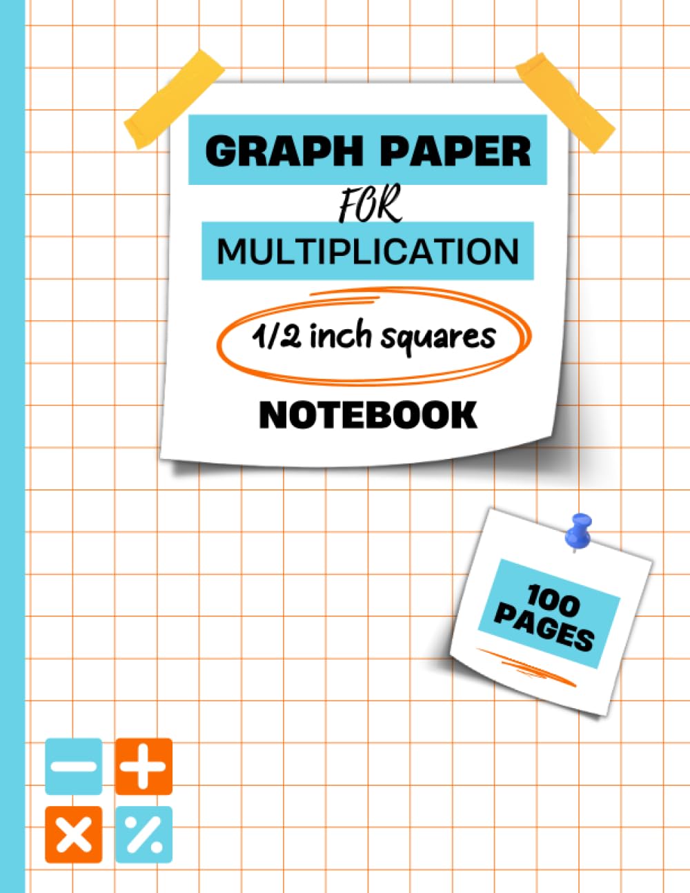 capítulo por capítulo baixar Graph Paper for Multiplication 1/2 inch squares notebook: Grid paper notebook for kids 1/2 inch squares | 2 Squares per Inch | large (8.5"x11") |... for Math and Science students | 100 Pages.
