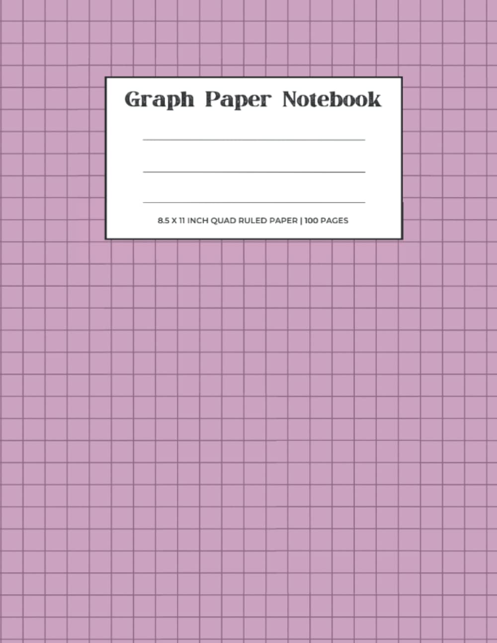 Graph Paper Notebook 8.5 x 11 Inch: Quad Ruled Notebook: 100 Pages - 5 Squares Per Inch. Purple Math and Science Composition Notebook for Students 8.5 x 11 inch | Architects, College Students, Drawing baixar o livro de graça