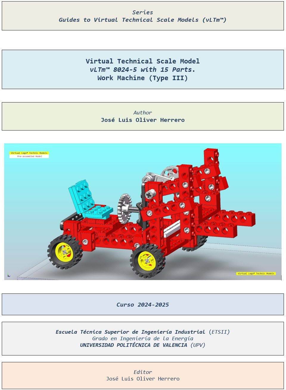 capítulo por capítulo baixar Virtual Technical Scale Model vLTm™ 8024-5 with 15 Parts. Work Machine (Type III) (Guides to Virtual Technical Scale Models (vLTm™) Book 1024) (English Edition)