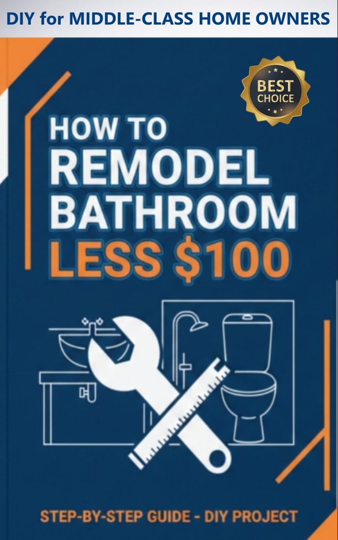 ler totalmente HOW TO REMODEL BATHROOM LESS $100: STEP BY STEP GUIDE DIY PROJECT (English Edition)