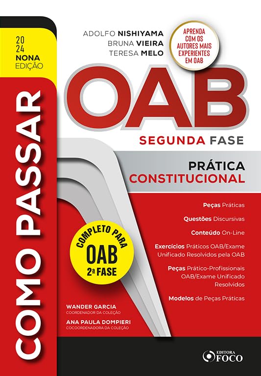 ler totalmente Como Passar na OAB 2ª Fase - Prática Constitucional - 9ª Ed - 2024