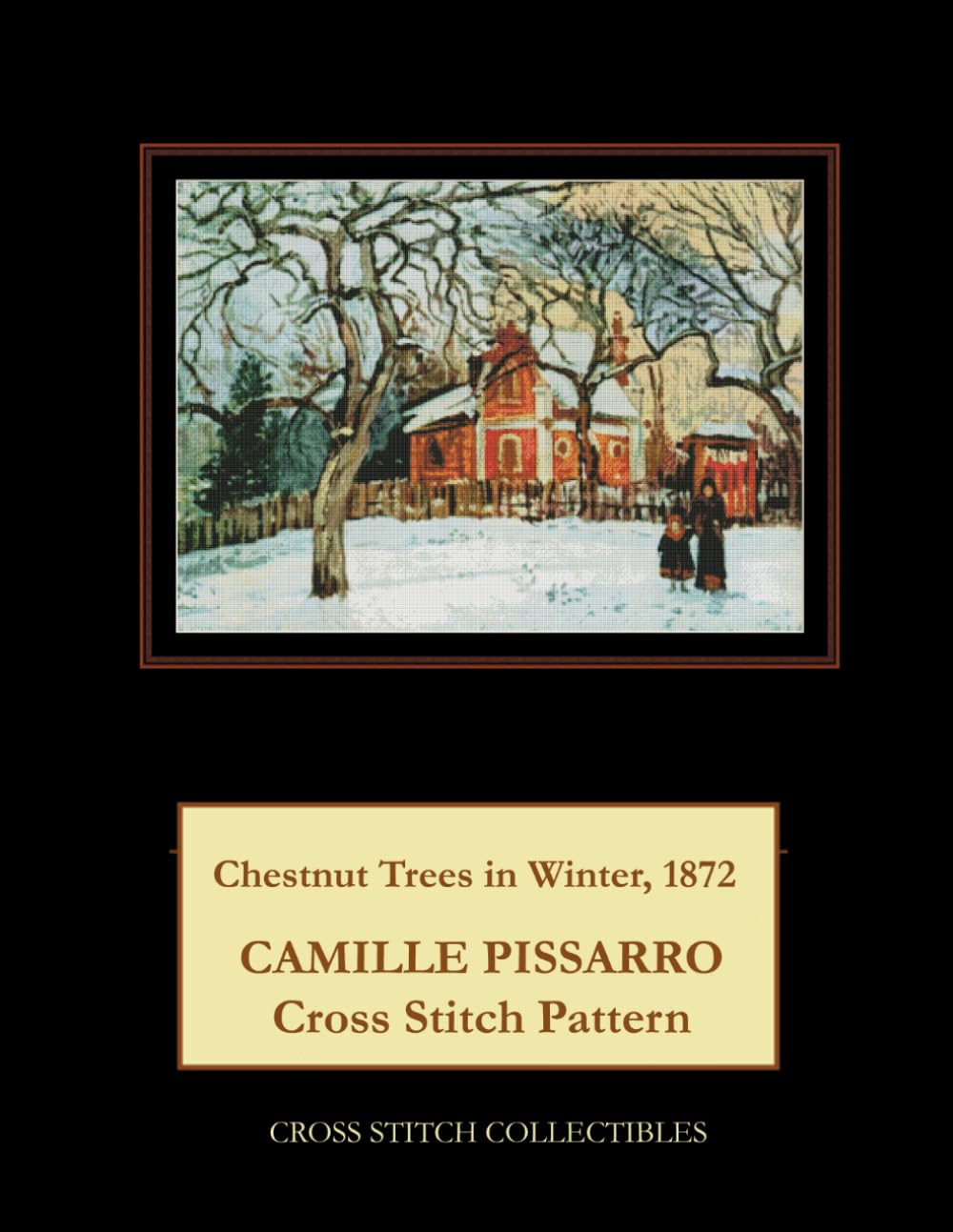 Chestnut Trees in Winter, 1872: Camille Pissarro Cross Stitch Pattern baixar o livro de graça