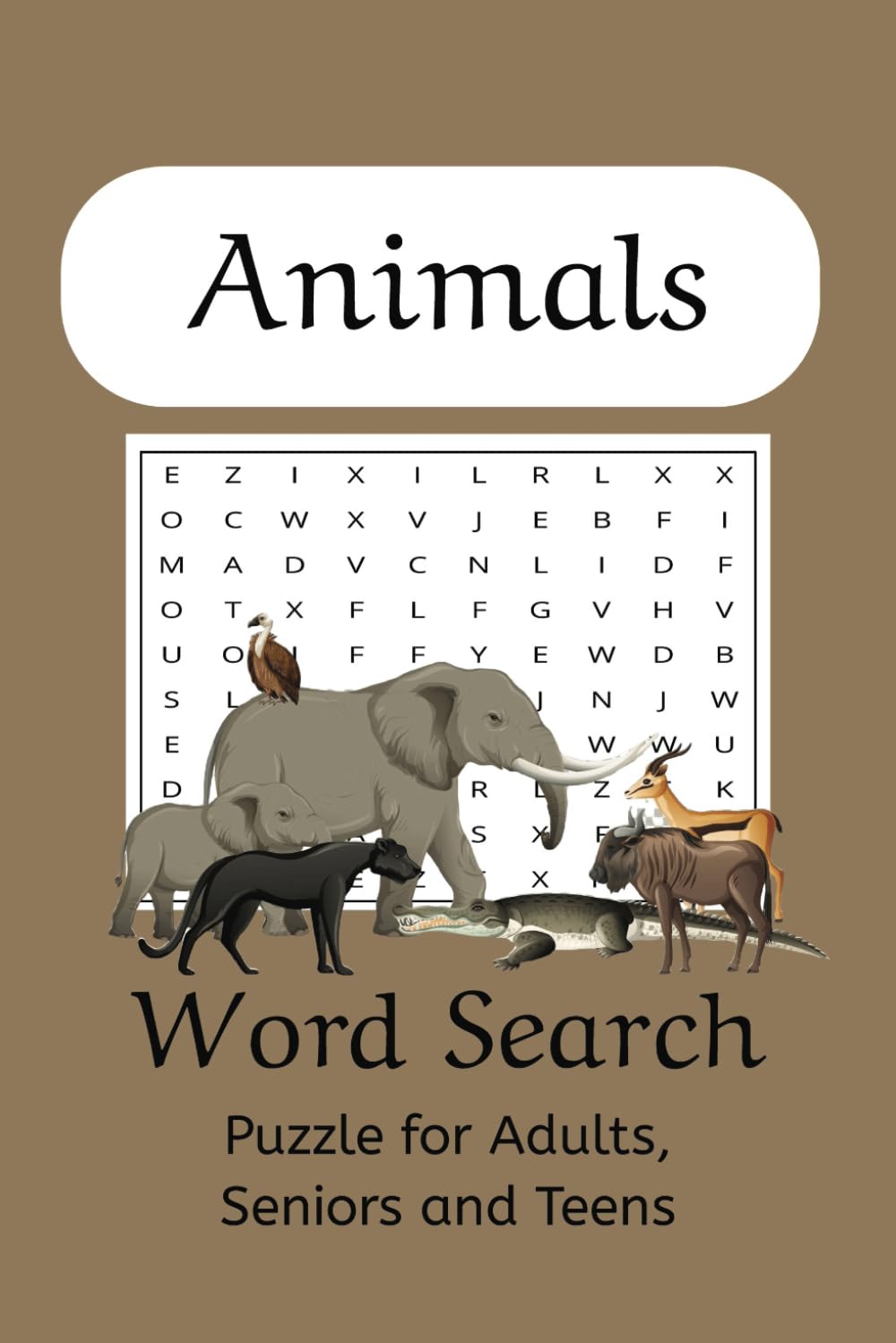 Animals Word Search Puzzle Book: Word Searches with Easy to Read Print about Animas, Wild, Domestic, Pet Animals and More | 6 x 9 inches, 50 pages |... Gift for Vacations, Holidays and Free Times baixar livro de graça