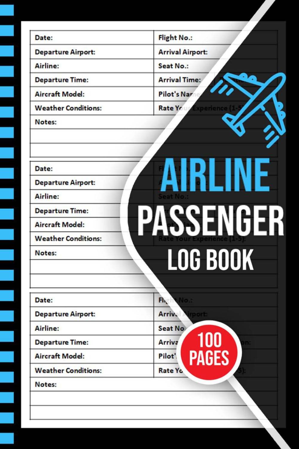 ler totalmente Airline Passenger Log Book: Airline Passenger Flight Record Journal | Travel Tracker for Frequent Flyers and Aviation Enthusiasts