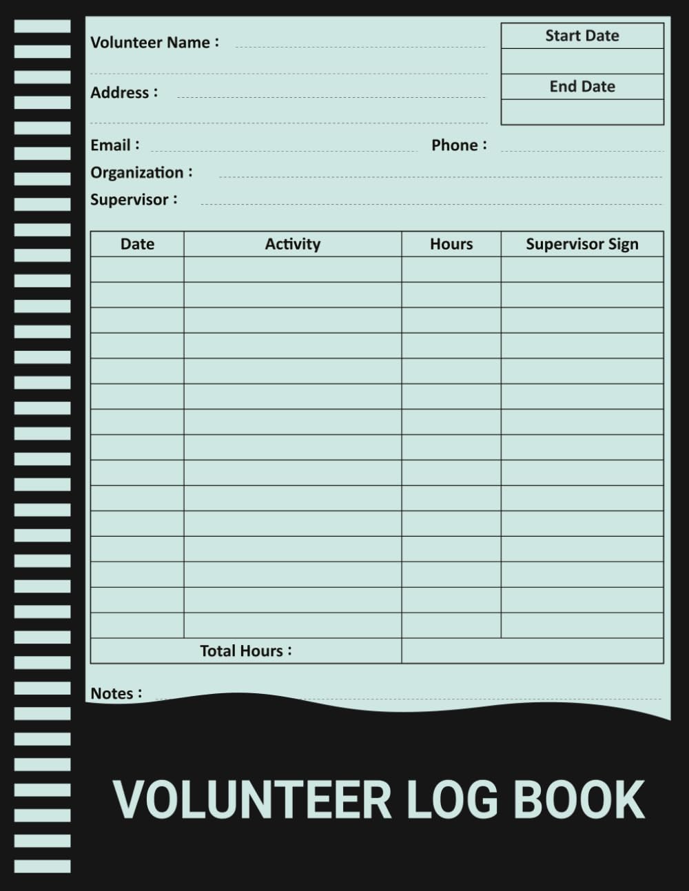 Volunteer Log Book: Track Community Service, Student Volunteering, and Nonprofit Hours with Supervisor Sign-Off. baixar o livro de graça
