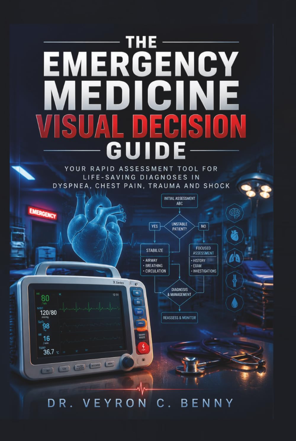 The Emergency Medicine Visual Decision Guide: Your Rapid Assessment Tool for Life-Saving Diagnoses in Dyspnea, Chest Pain, Trauma and Shock baixar o livro de graça