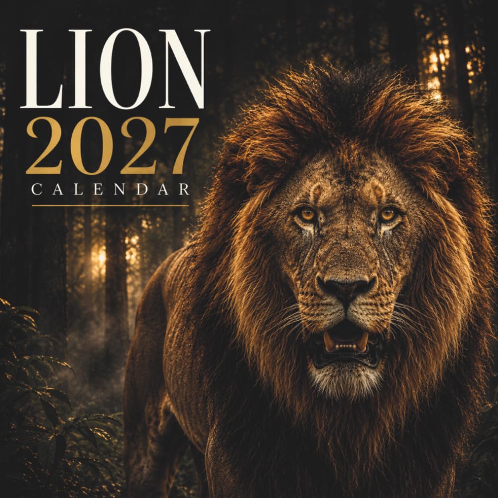 Lion Calendar 2027: Majestic African Wildlife Photography baixar o livro de graça