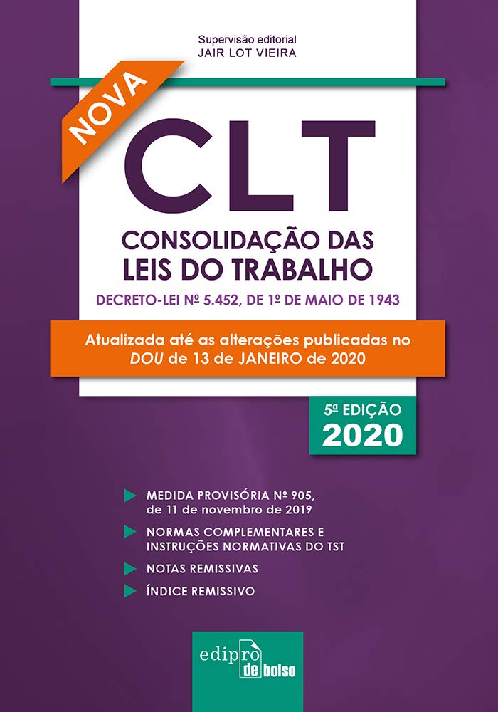 CLT – Consolidação das Leis do Trabalho 2020 - Mini baixar livro de graça
