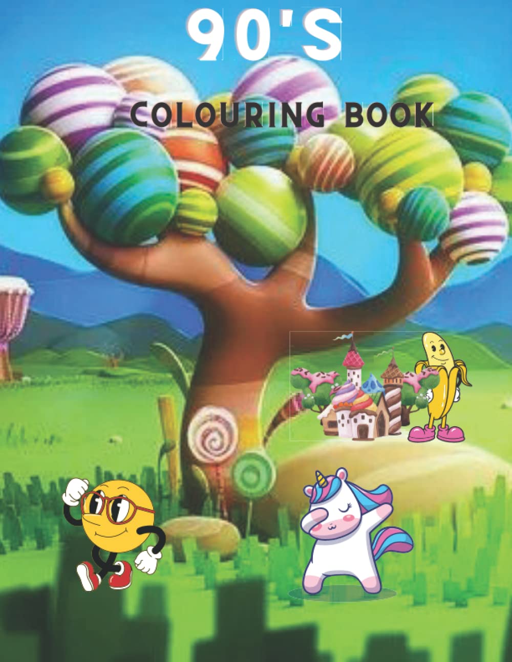 90's Colouring Book: Colouring Book Packed With 90's Colouring Designs baixar livro de graça