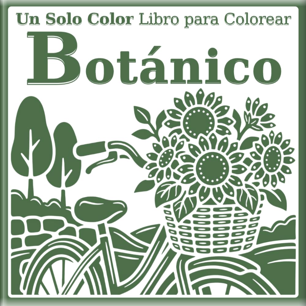 ler totalmente Libro de Colorear de Un Solo Color — Botánico: Guías de puntos para colorear & ejemplo terminado en gris | Flores, hojas y naturaleza para todas las edades (Spanish Edition)