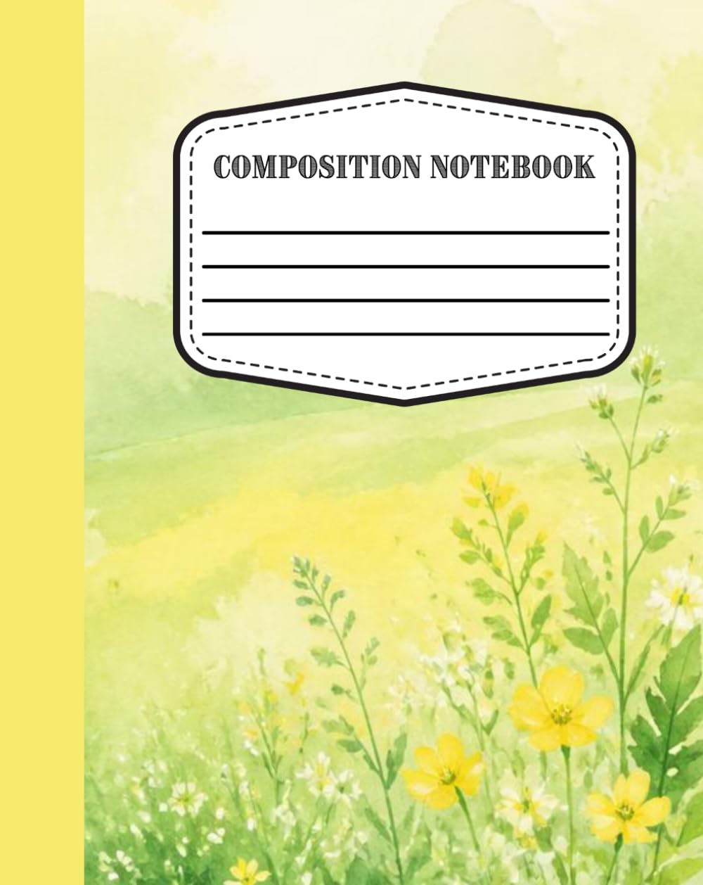 ler totalmente Meadow Bloom Dot Grid Composition Notebook