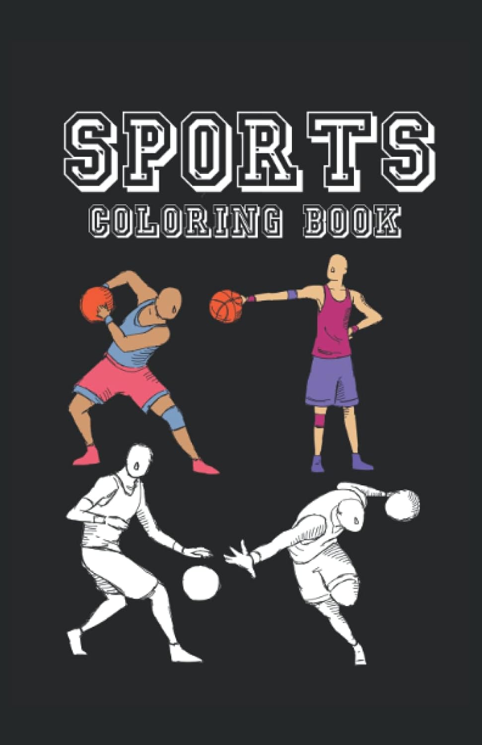 Sports Coloring Book: Libro para colorear Deportes de 39 páginas, tamaño 13. 97 x 21. 59 (DIN A5) baixar o livro de graça