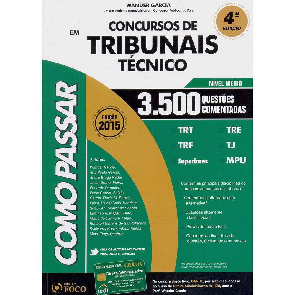 Como Passar em Concursos de Tribunais Técnico