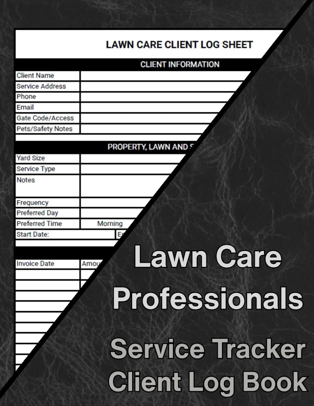 Lawn Care Professionals Service Tracker & Client Log Book: Organize Client Information, Schedule Services, and Track Job Details with Ease baixar livro de graça