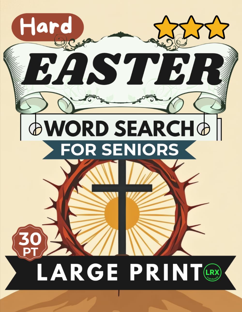Hard Easter Word Search for Seniors Large Print: 100 Challenging Spring and Holiday Puzzles for Adults baixar o livro de graça