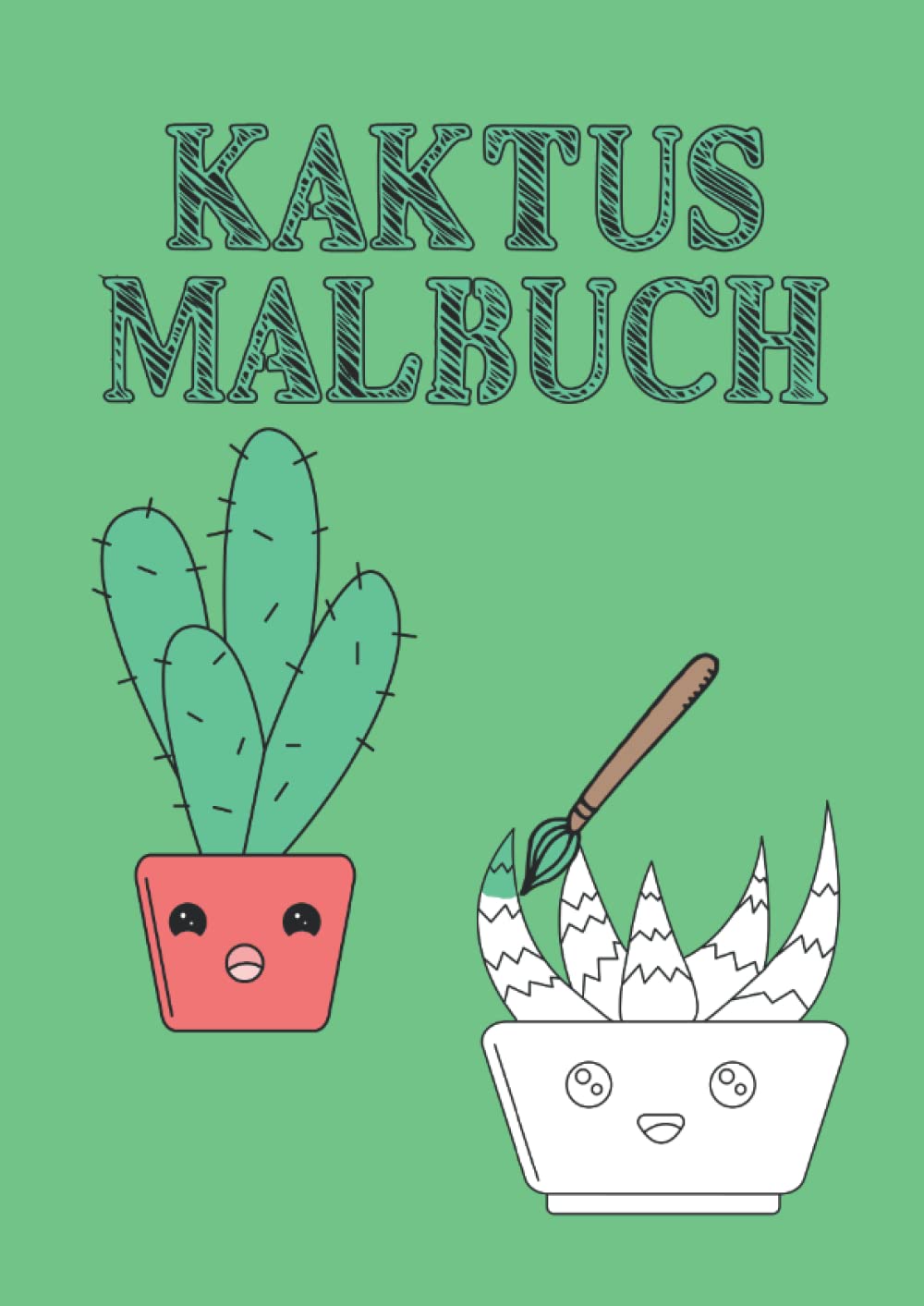 Kaktus Malbuch: Kawaii Kaktus Malbuch 35 Seiten, Größe 21 x 29.7 cm (DIN A4) (German Edition) baixar livro de graça