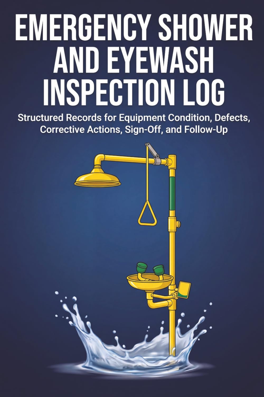 ler totalmente Emergency Shower and Eyewash Inspection Log: Structured Records for Equipment Condition, Defects, Corrective Actions, Sign-Off, and Follow-Up