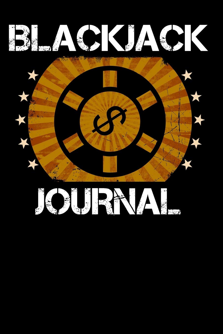 Blackjack Journal: Lined Notebook with Basic Strategy Card