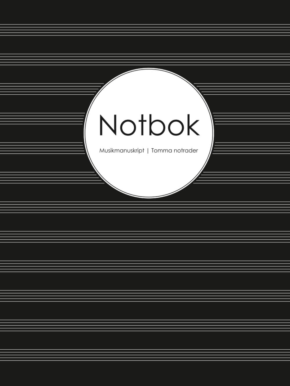 Notbok | Musikmanuskript | Tomma notrader: 200 sidor | 12 system per sida | För musiker, studenter och kompositörer baixar o livro de graça
