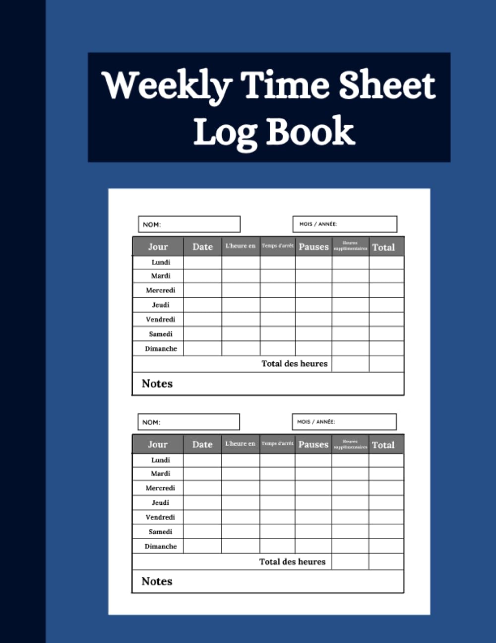capítulo por capítulo baixar Weekly Time Sheet Log Book: Work Hours Log Book for Employees, workers time log book, Work Hours Timesheet Record Book