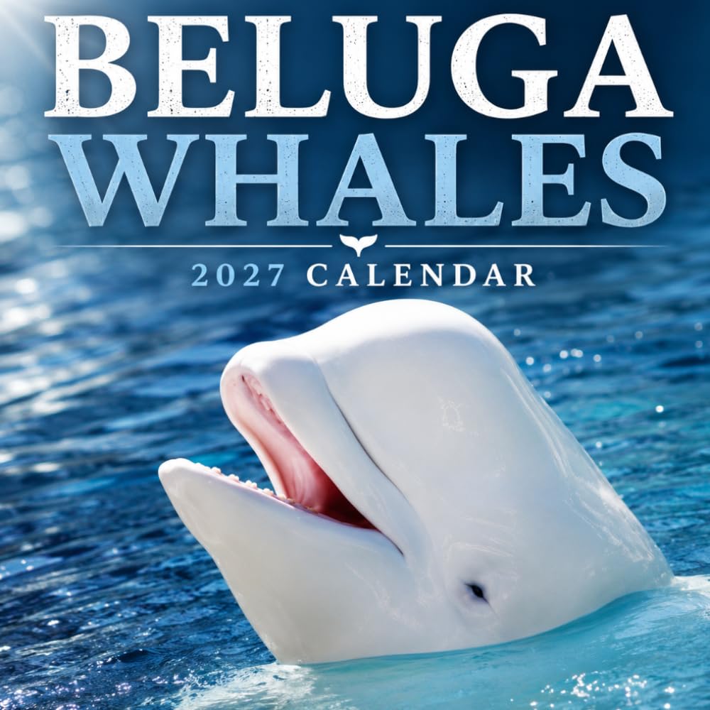 Beluga Whale Calendar 2027: Marine Wildlife Photography baixar livro de graça
