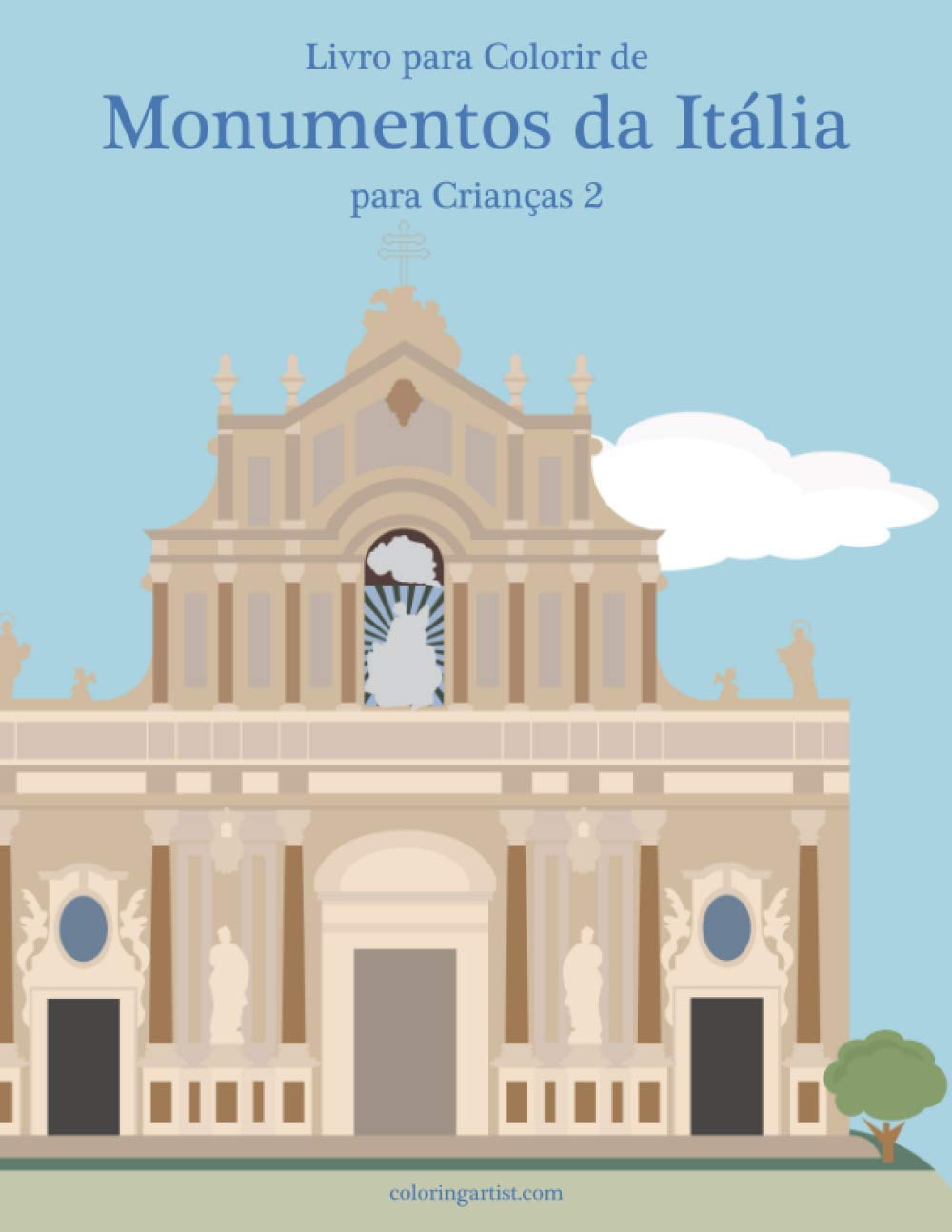 Livro para Colorir de Monumentos da Itália para Crianças 2 baixar o livro de graça