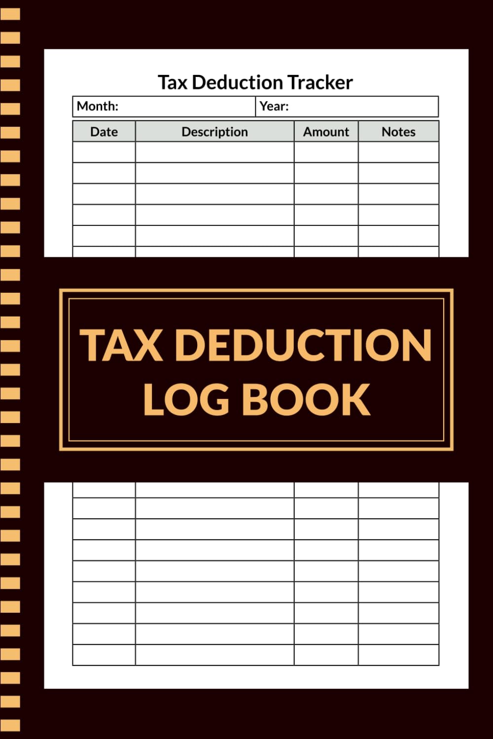 ler totalmente Tax Deduction Log Book: A tax return organizer for small businesses or individuals and more, Record Your Write-Offs and Deductible Expenses