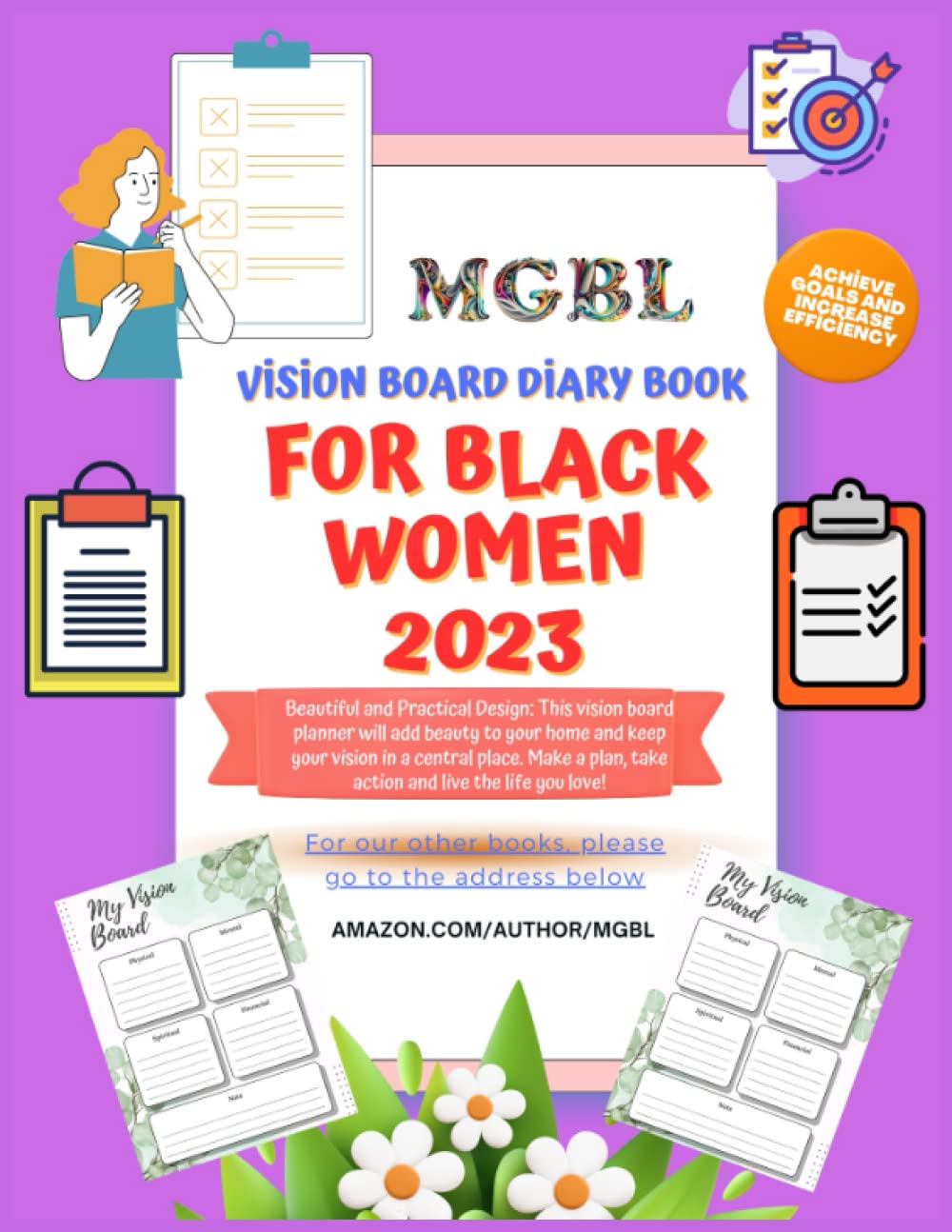 Vision board diary book for black women 2023 baixar livro de graça