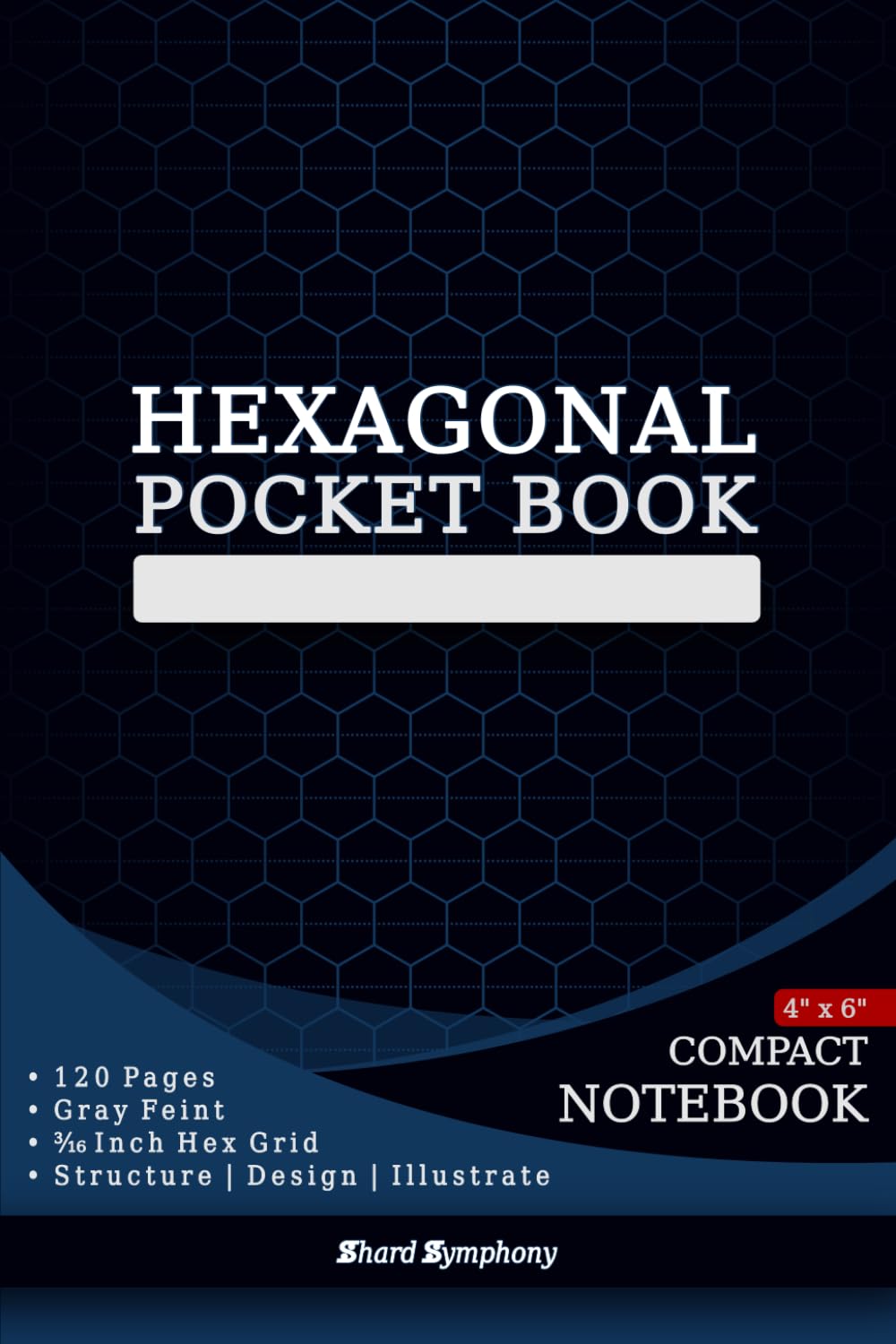 ler totalmente Hexagonal Pocket Book (³⁄₁₆ in, Gray Feint): Compact Ruled Hexagon Grid Notebook (120 Pages, 4 x 6 in) for Organic Chemistry, Creative Design & Geometric Illustration