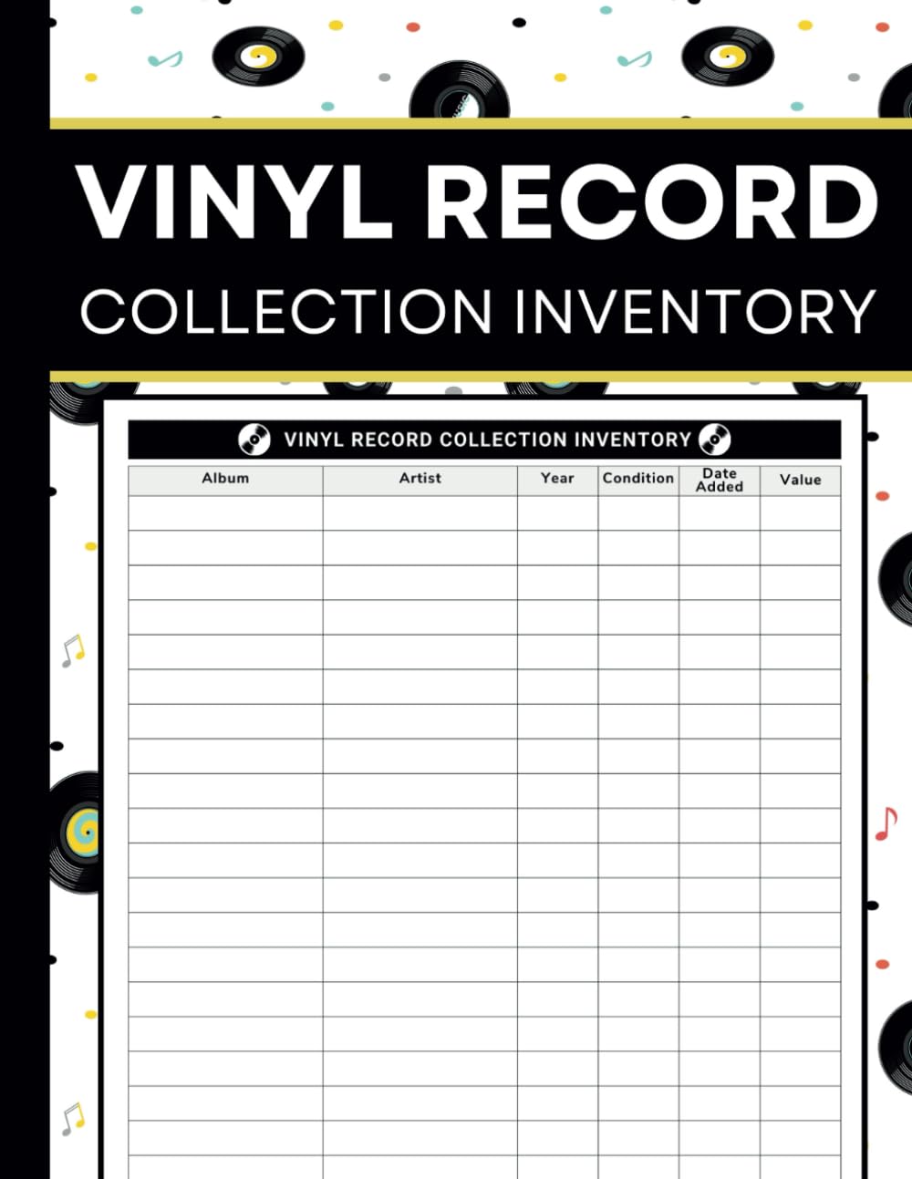 ler totalmente Vinyl Records Collector’s Log Book: Vinyl Record Collector Log Book | A Simple Way To Keep Track And Review Your Collection | Large Size