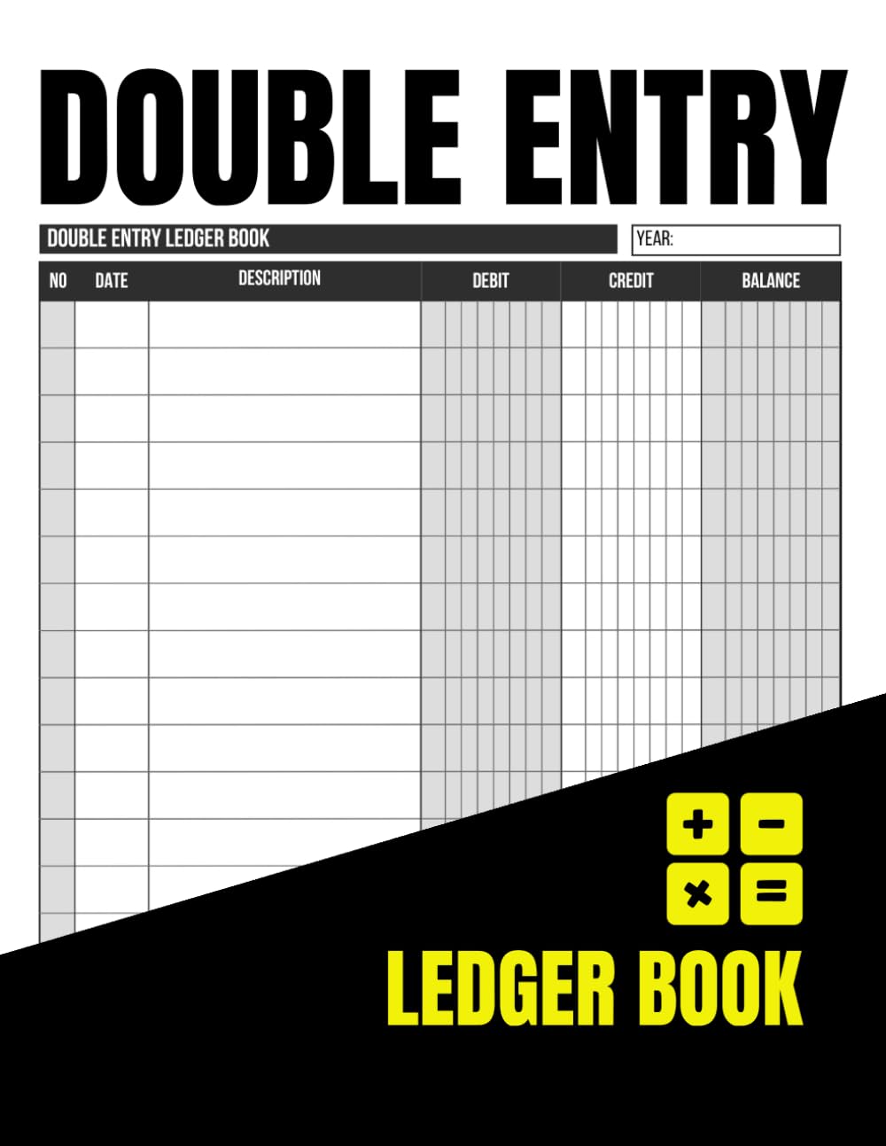 ler totalmente Double Entry Ledger Book: For Any Accountant, Business Owner or Advisor to Keep Track of Financial Transactions