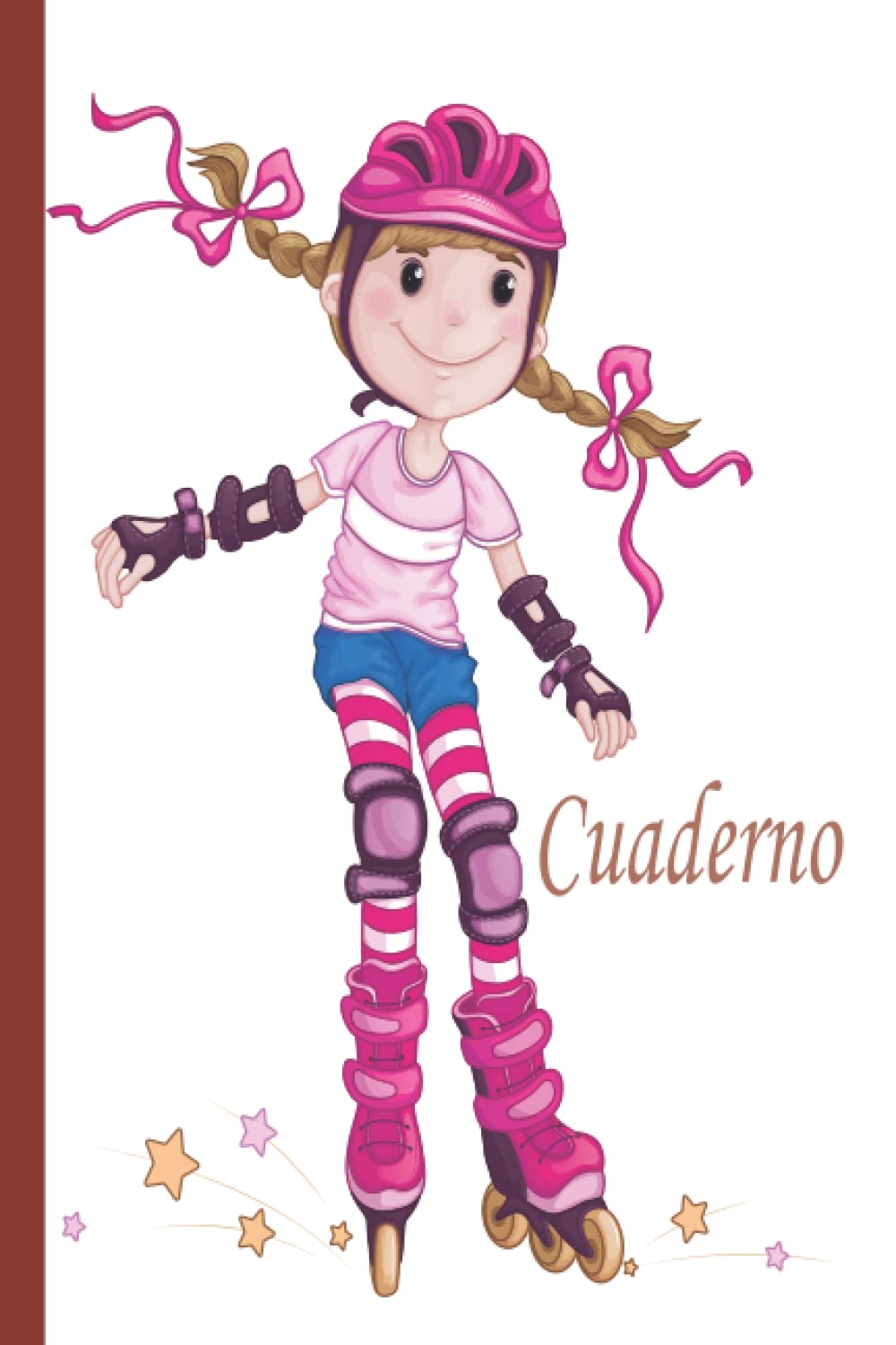capítulo por capítulo baixar Cuaderno de patinaje sobre ruedas: Cuaderno de patinaje sobre ruedas de rayas anchas, cuaderno de papel rayado para la escuela, estudiantes, regalo... del patinaje sobre ruedas (Spanish Edition)