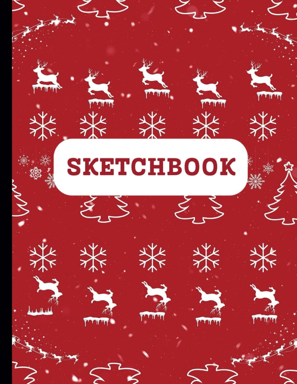 capítulo por capítulo baixar Sketch book: Festive Christmas Blank Notebook for Drawing, Doodling or Sketching for Kids | 110 Pages, 8.5 x 11