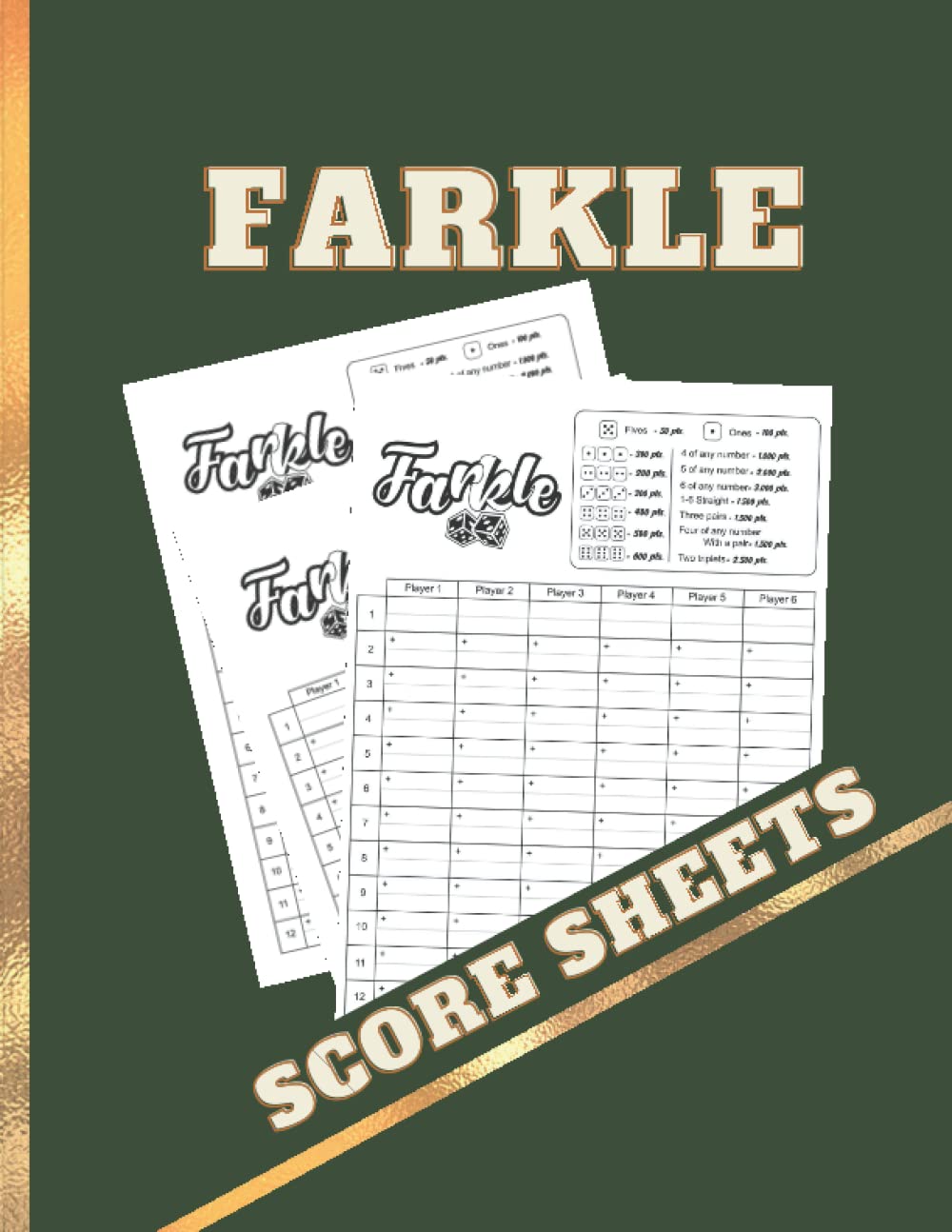 Farkle Score Sheets | Farkle Score Pads | 8.5 x 11 Inches Farkel Score Sheets, 120 Pages: Farkle Scorecards | Farkle Scoring Sheet baixar o livro de graça
