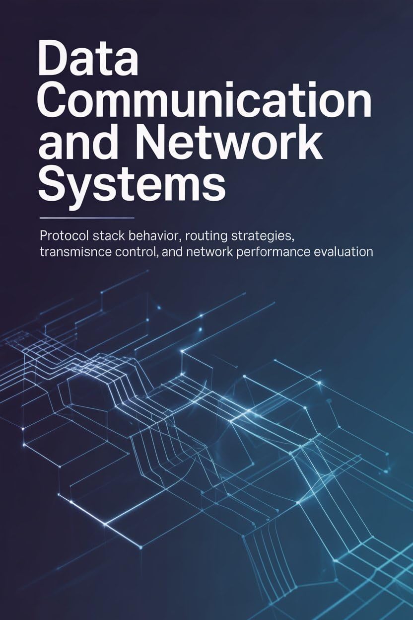 ler totalmente DATA COMMUNICATION AND NETWORK SYSTEMS: Protocol stack behavior routing strategies transmission control and network performance evaluation (English Edition)