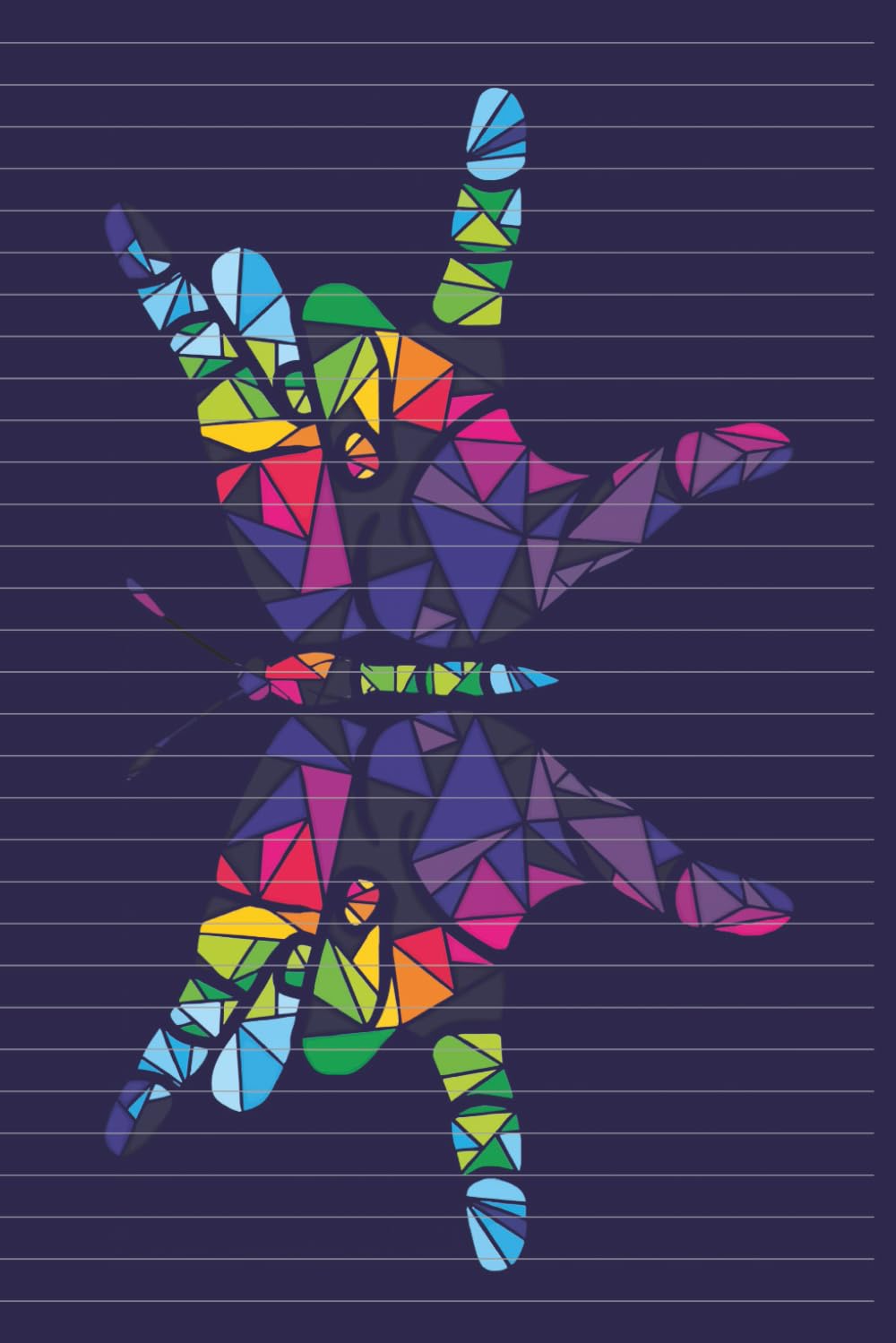 ler totalmente Butterfly Journal: Geometric Butterfly Cover • ASL-Inspired Design • 120 Lined Pages for Writing and Notes