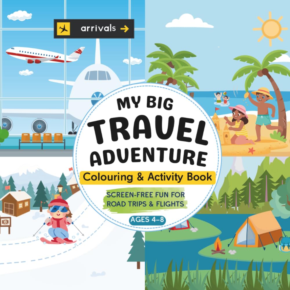 ler totalmente MY BIG HOLIDAY ADVENTURE Screen-Free Colouring and Activity Book for Little Travellers: Perfect for Travel, Holidays & Quiet Time