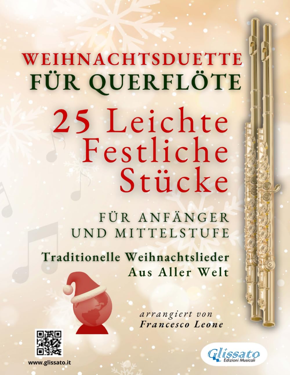 Weihnachtsduette für Querflöte – 25 Leichte Festliche Stücke für Anfänger und Mittelstufe: Traditionelle Weihnachtslieder aus aller Welt (German Edition) baixar o livro de graça