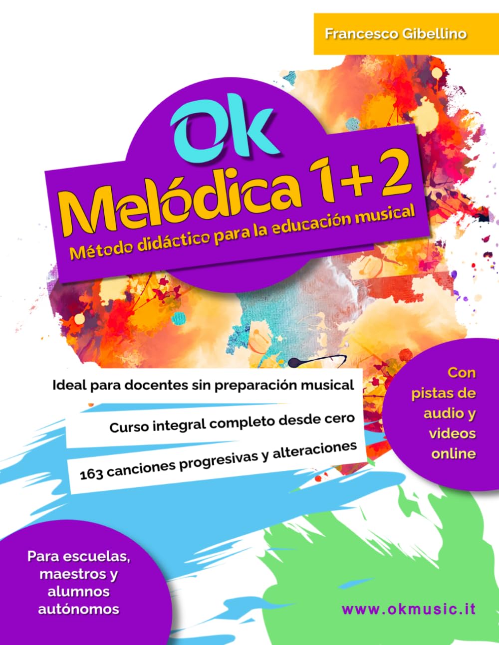 OK MELÓDICA 1+2 – Volumen Único: Método completo de didáctica musical infantil para melódica en el aula. Curso integral desde cero con 163 canciones,... preparación musical previa (Spanish Edition) baixar o livro de graça
