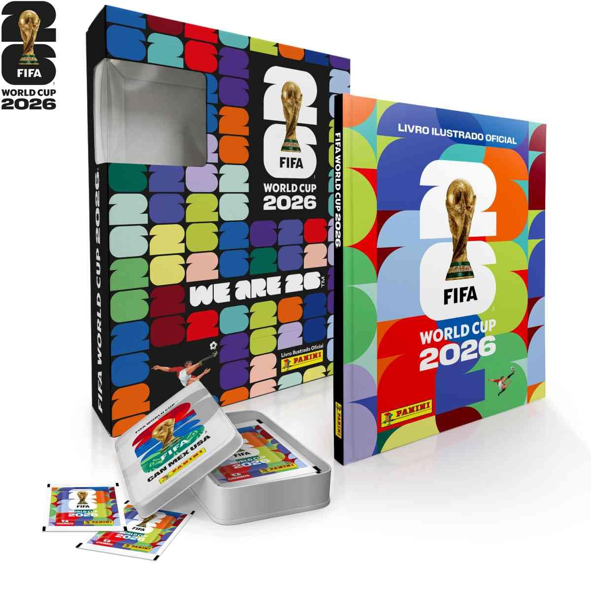 capítulo por capítulo baixar Box Premium + Lata Pocket, Panini, Fifa, Copa 2026