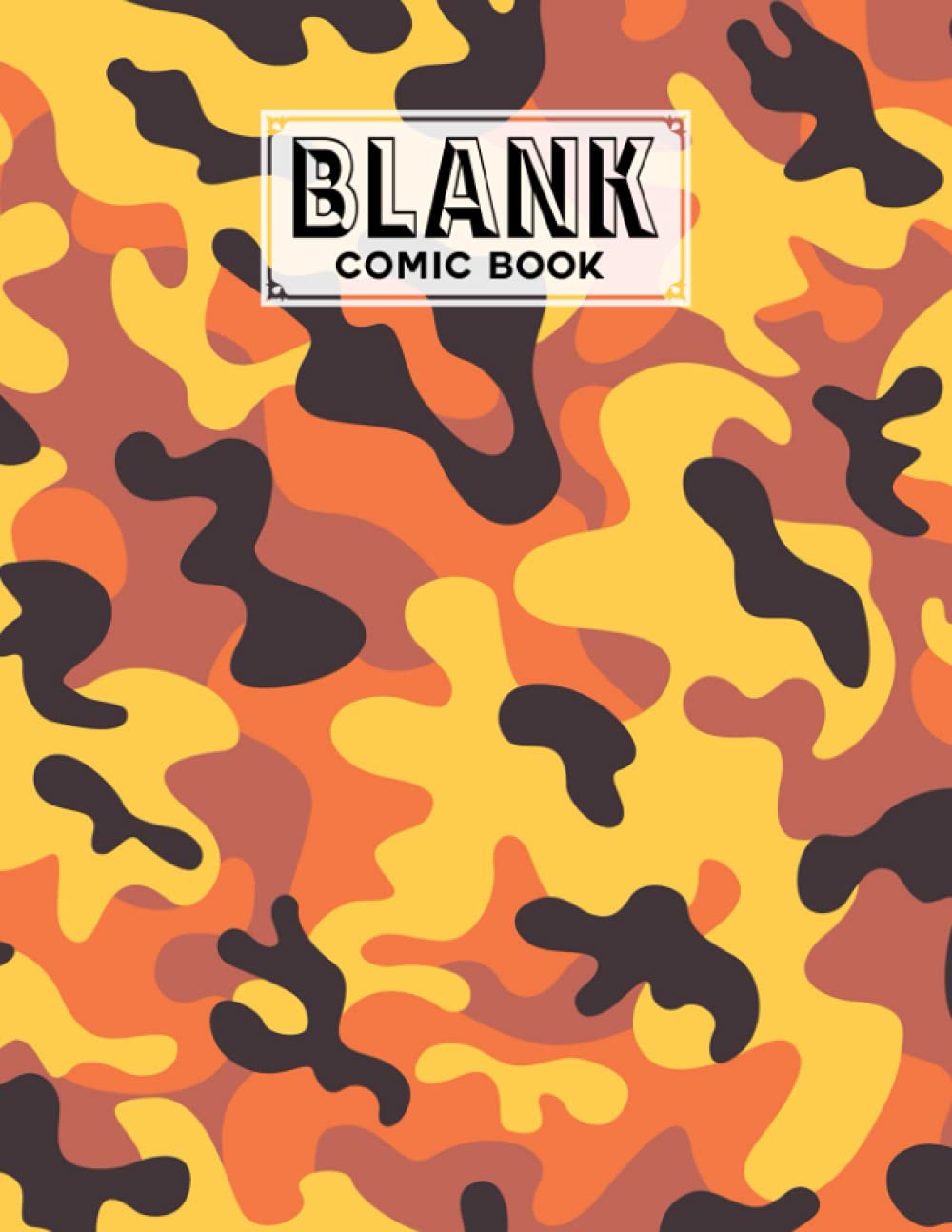 Blank Comic Book: Camo Print Cover Blank Comic Book, Create Your Own Story, Journal, Notebook, Sketchbook for Kids and Adults, 120 Pages - Size 8.5" x 11" Notebook by Hubert Freitag baixar o livro de graça