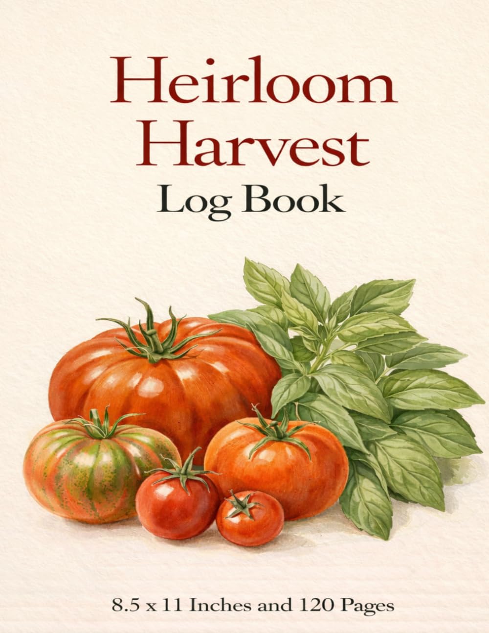 ler totalmente Heirloom Harvest Log Book: Track Tomato Planting, Growth, and Harvest Details