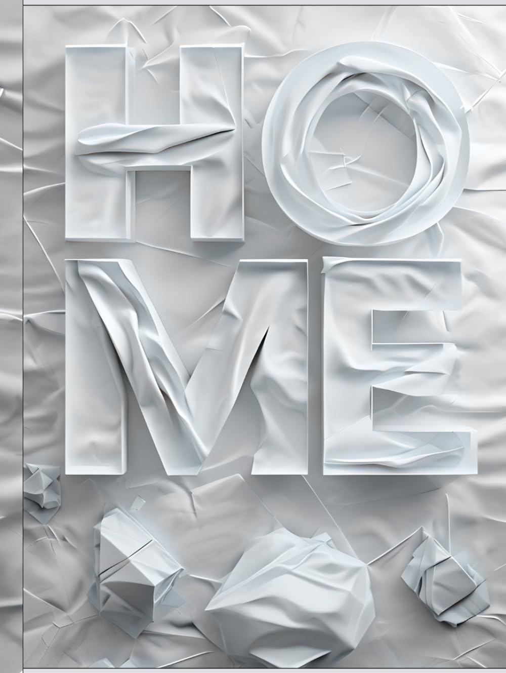 HOME 3D: Oversized Decorative Coffee Table Book for Modern Luxury Home Decor - Sculptural 3D-Effect Accent Book: Interior Styling, Shelf Display, Home Staging - Hardcover 8.25x11 in, 300 Dotted Pages baixar o livro de graça
