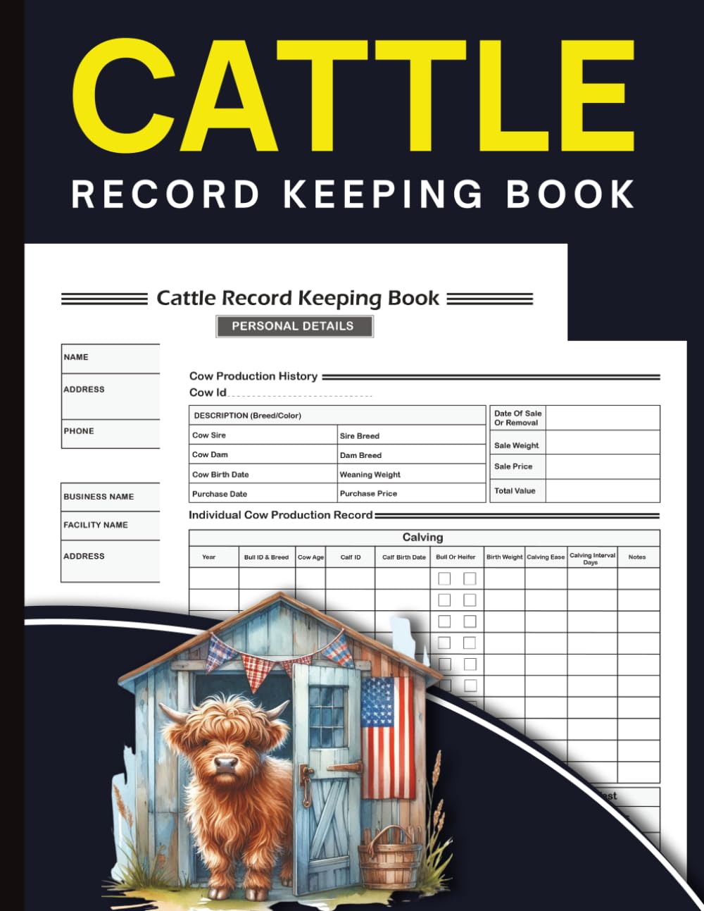 capítulo por capítulo baixar Cattle Record Keeping Book: Simple Farm Management Notebook for Ranchers and Cattle Farmers