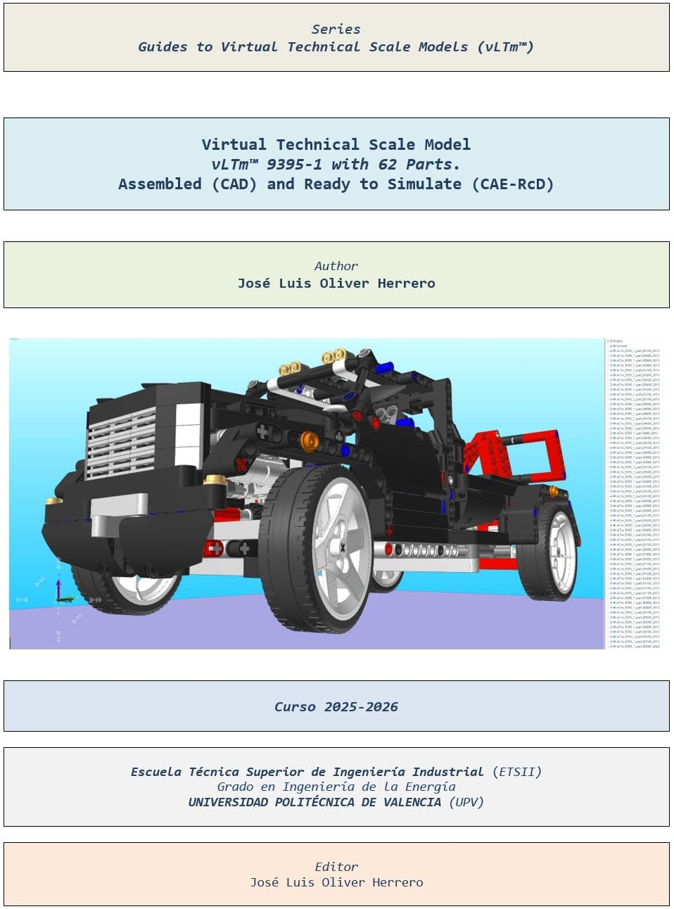 capítulo por capítulo baixar Virtual Technical Scale Model vLTm™ 9395-1 with 62 Parts. Assembled (CAD) and Ready to Simulate (CAE-RcD) (Guides to Virtual Technical Scale Models (vLTm™) Book 1007) (English Edition)