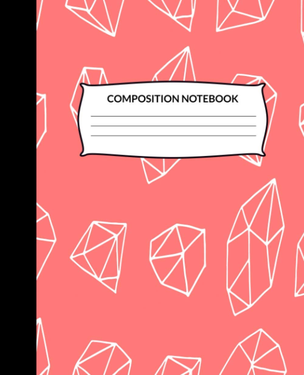 Composition Notebook: Wide Ruled Lined Paper Notebook Journal (Geometric Patterns)